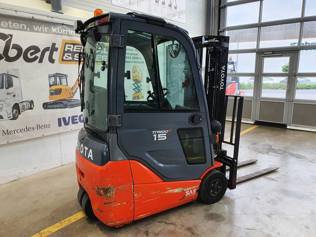 Toyota 8FBET15 / Batterie 07/2023 / HH: 4.3m! / 2.849h - Eltruck: bild 3 Toyota 8FBET15 / Batterie 07/2023 / HH: 4.3m! / 2.849h - Eltruck: bild 3