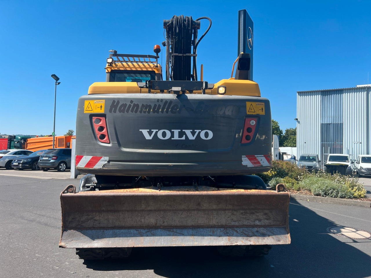 Volvo EW160D / 2014 / 1xTieflöffel / Forstschutzgitter - Grävmaskin på däck: bild 5 Volvo EW160D / 2014 / 1xTieflöffel / Forstschutzgitter - Grävmaskin på däck: bild 5