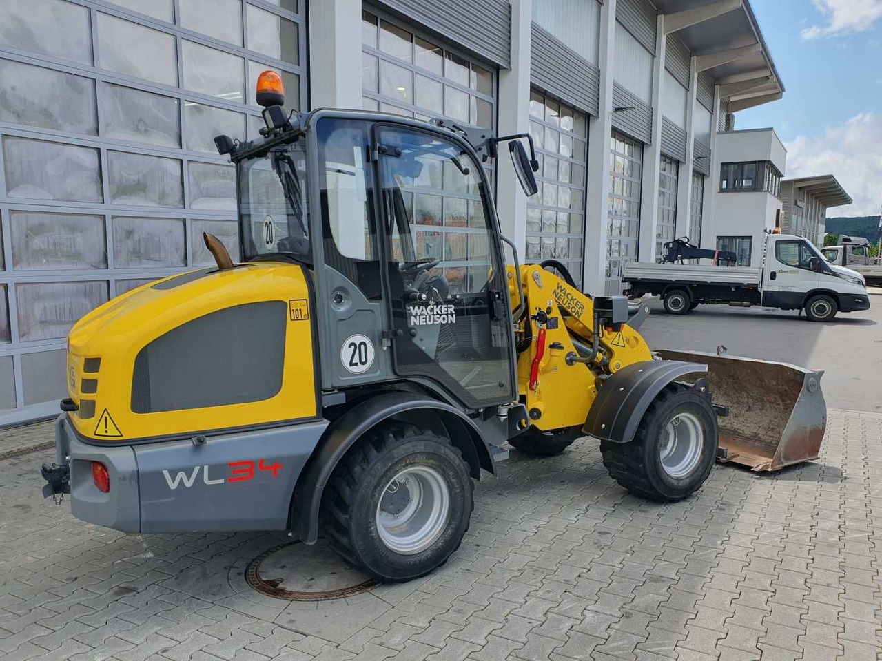 Wacker WL34 (RL40) / Schaufel + Gabel / nur 743h / 62PS - Hjullastare: bild 4 Wacker WL34 (RL40) / Schaufel + Gabel / nur 743h / 62PS - Hjullastare: bild 4