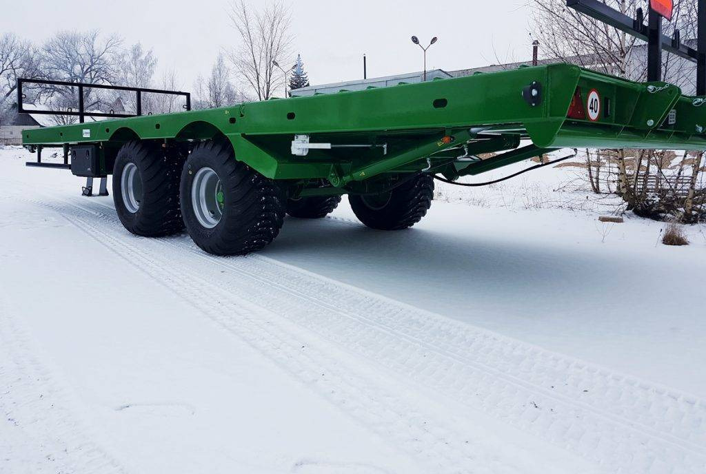 Dinapolis hydraulic bale trailer 14t, RPT-8000 - Flakvagn för lantbruk: bild 2 Dinapolis hydraulic bale trailer 14t, RPT-8000 - Flakvagn för lantbruk: bild 2