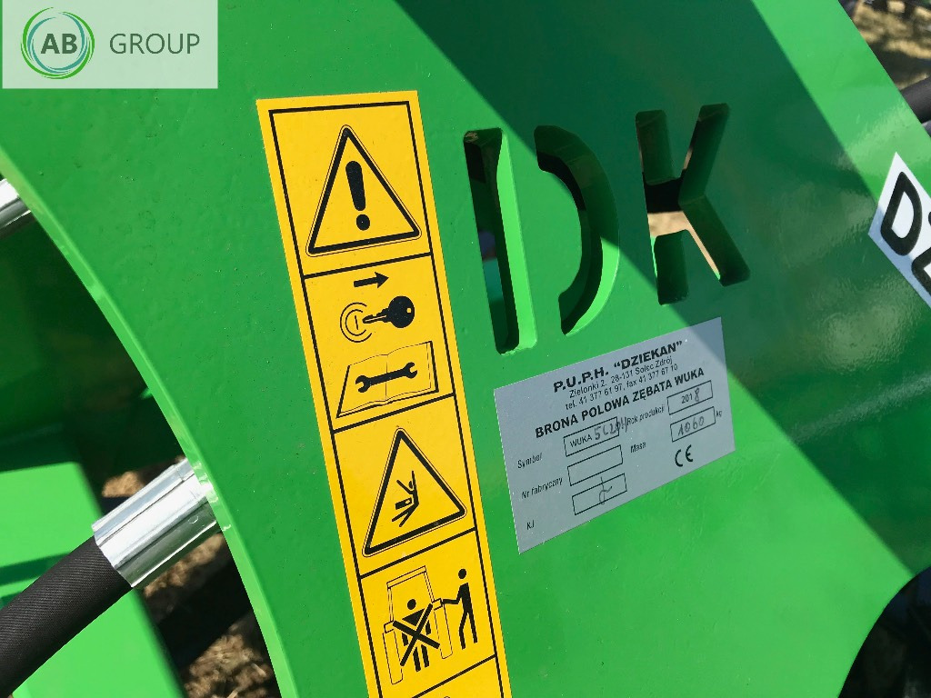 Dziekan hydraulic folding meadow harrow WUKA 5m 5C20H - Gräsharv: bild 2 Dziekan hydraulic folding meadow harrow WUKA 5m 5C20H - Gräsharv: bild 2