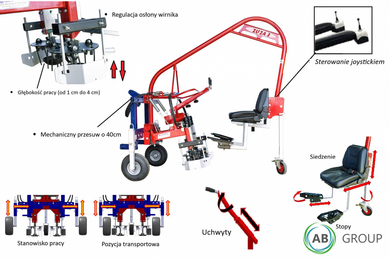 Jagoda single-row weed weeder ZUZA 3 - Trädgårdsmaskin: bild 4 Jagoda single-row weed weeder ZUZA 3 - Trädgårdsmaskin: bild 4
