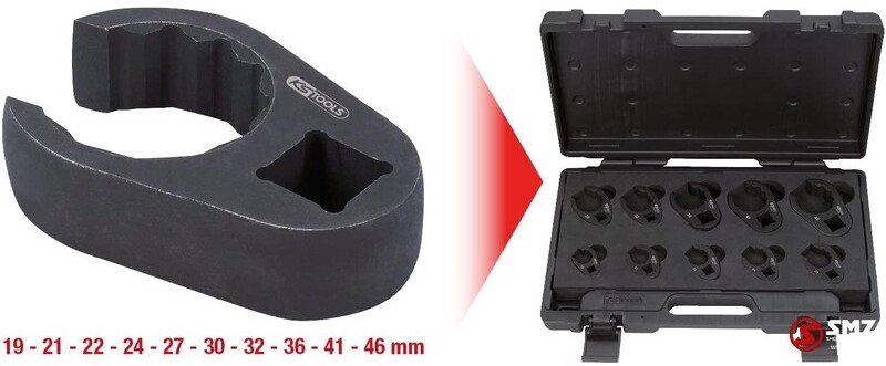 Diversen Open opsteekringsleutelset 19-46 MM 10PCS - Bilverktyg: bild 5 Diversen Open opsteekringsleutelset 19-46 MM 10PCS - Bilverktyg: bild 5