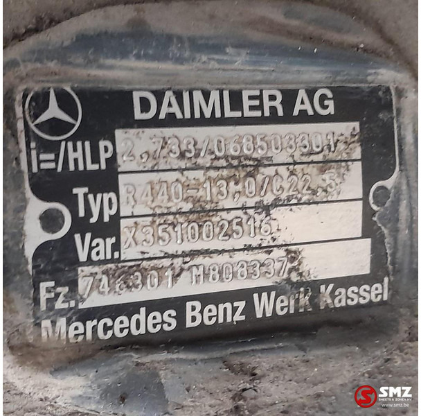 Mercedes-Benz Occ differentiëel R440-13A22.5 i=2,733 Mercedes - Differential för Lastbil: bild 4 Mercedes-Benz Occ differentiëel R440-13A22.5 i=2,733 Mercedes - Differential för Lastbil: bild 4