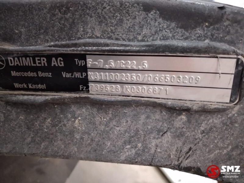 Mercedes-Benz Occ vooras Mercedes Actros MP4 F-7,5/C22,5 A000330 - Ram/ Chassi för Lastbil: bild 4 Mercedes-Benz Occ vooras Mercedes Actros MP4 F-7,5/C22,5 A000330 - Ram/ Chassi för Lastbil: bild 4