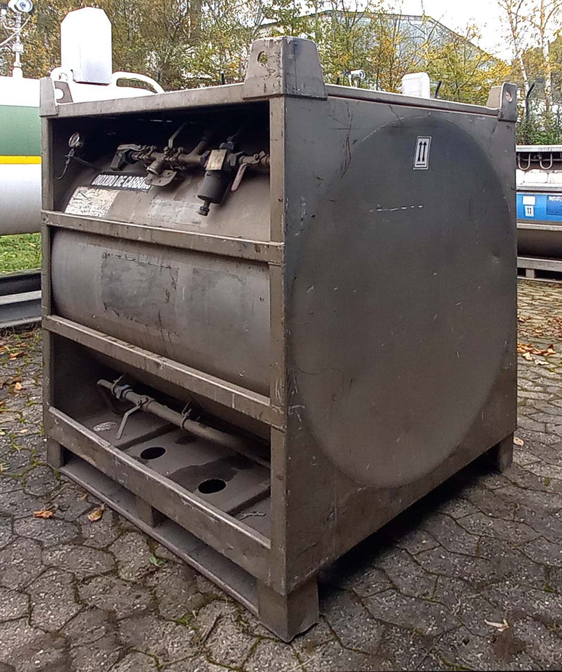 AGA CRYO Gas pallet tank used for oxygen LOX argon LAR nitrogen vessel N2O, CO2, O2, N2 - Tankcontainer: bild 2 AGA CRYO Gas pallet tank used for oxygen LOX argon LAR nitrogen vessel N2O, CO2, O2, N2 - Tankcontainer: bild 2