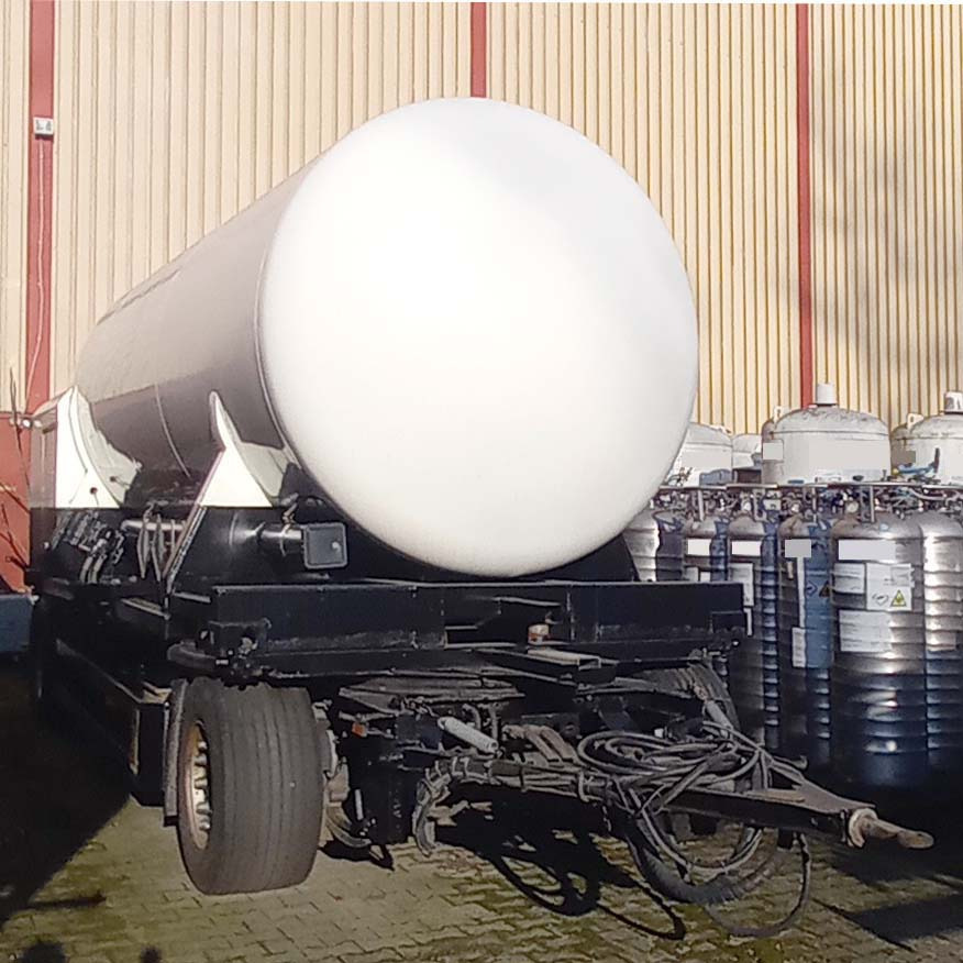 GOFA Gas tank trailer cryogenic used for oxygen, nitrogen, argon, gas. - Tanktrailer: bild 1 GOFA Gas tank trailer cryogenic used for oxygen, nitrogen, argon, gas. - Tanktrailer: bild 1