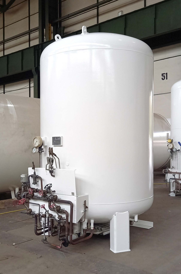 Gas tank cryogenic used for liquid oxygen, argon, nitrogen, carbon dioxide, CO2, LNG, ethylene. - Lagringstank: bild 2 Gas tank cryogenic used for liquid oxygen, argon, nitrogen, carbon dioxide, CO2, LNG, ethylene. - Lagringstank: bild 2