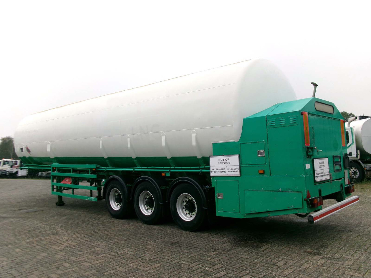 M1 Engineering Gas tank semi-trailer cryogenic used for LNG Methan Methane - Tanktrailer: bild 4 M1 Engineering Gas tank semi-trailer cryogenic used for LNG Methan Methane - Tanktrailer: bild 4