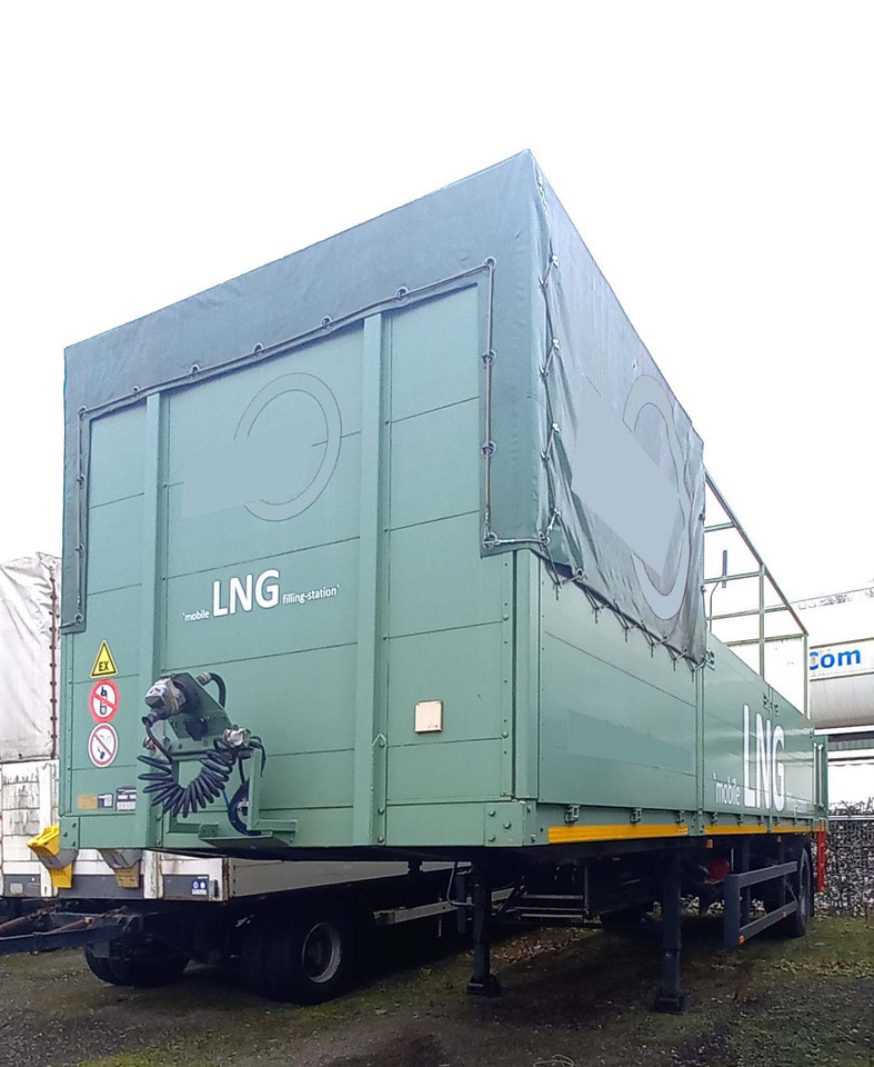 Messer Griesheim Gas tank semi-trailer used for LNG/CNG mobile filling station Methan Gas Cryogenic - Tanktrailer: bild 2 Messer Griesheim Gas tank semi-trailer used for LNG/CNG mobile filling station Methan Gas Cryogenic - Tanktrailer: bild 2
