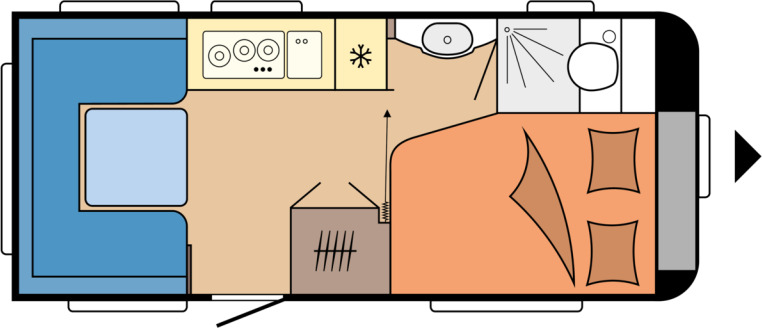 DE LUXE 460 UFe - Husvagn: bild 1 DE LUXE 460 UFe - Husvagn: bild 1
