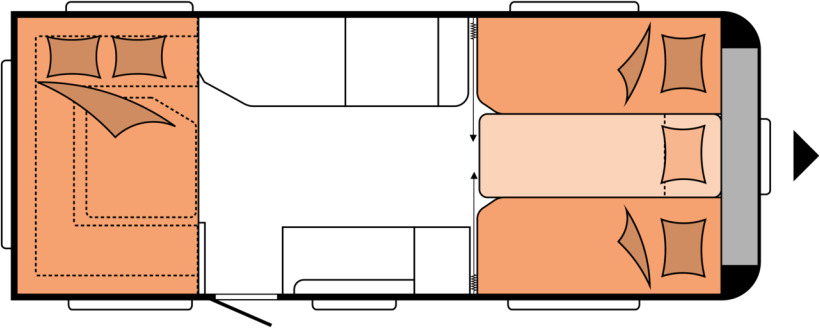 Hobby MAXIA 585 UL - Husvagn: bild 2 Hobby MAXIA 585 UL - Husvagn: bild 2