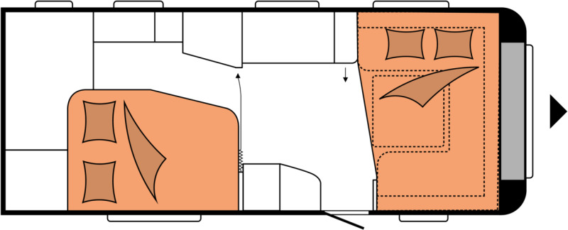 Hobby PRESTIGE 560 WFU - Husvagn: bild 2 Hobby PRESTIGE 560 WFU - Husvagn: bild 2