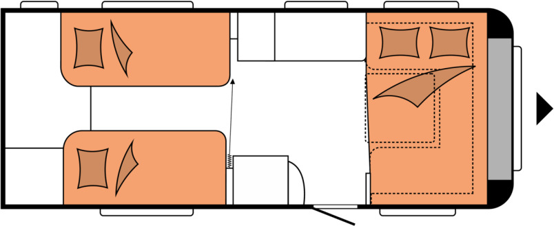 Hobby PRESTIGE 560 WLU - Husvagn: bild 2 Hobby PRESTIGE 560 WLU - Husvagn: bild 2