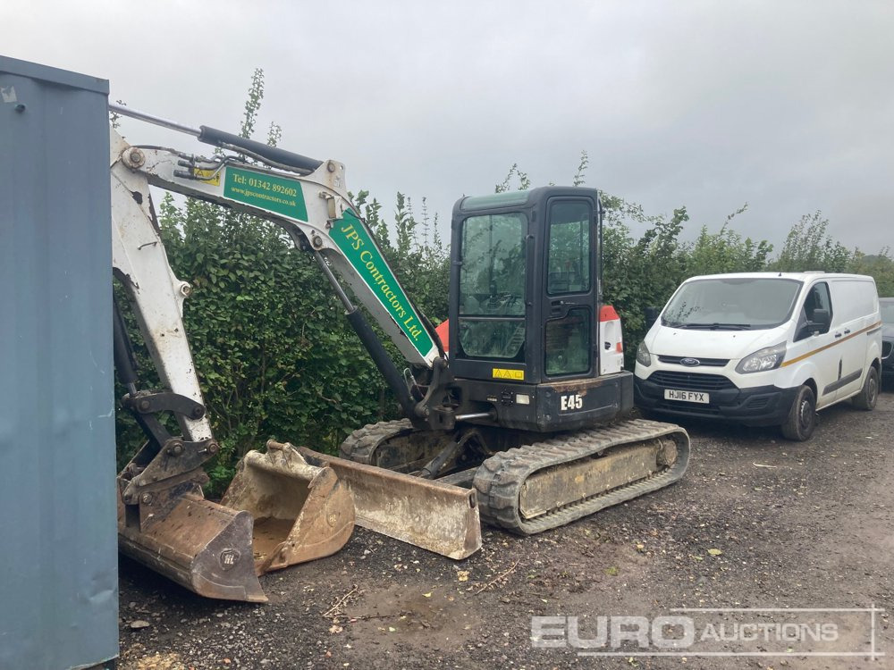 2011 Bobcat E45 - Minigrävmaskin: bild 1 2011 Bobcat E45 - Minigrävmaskin: bild 1