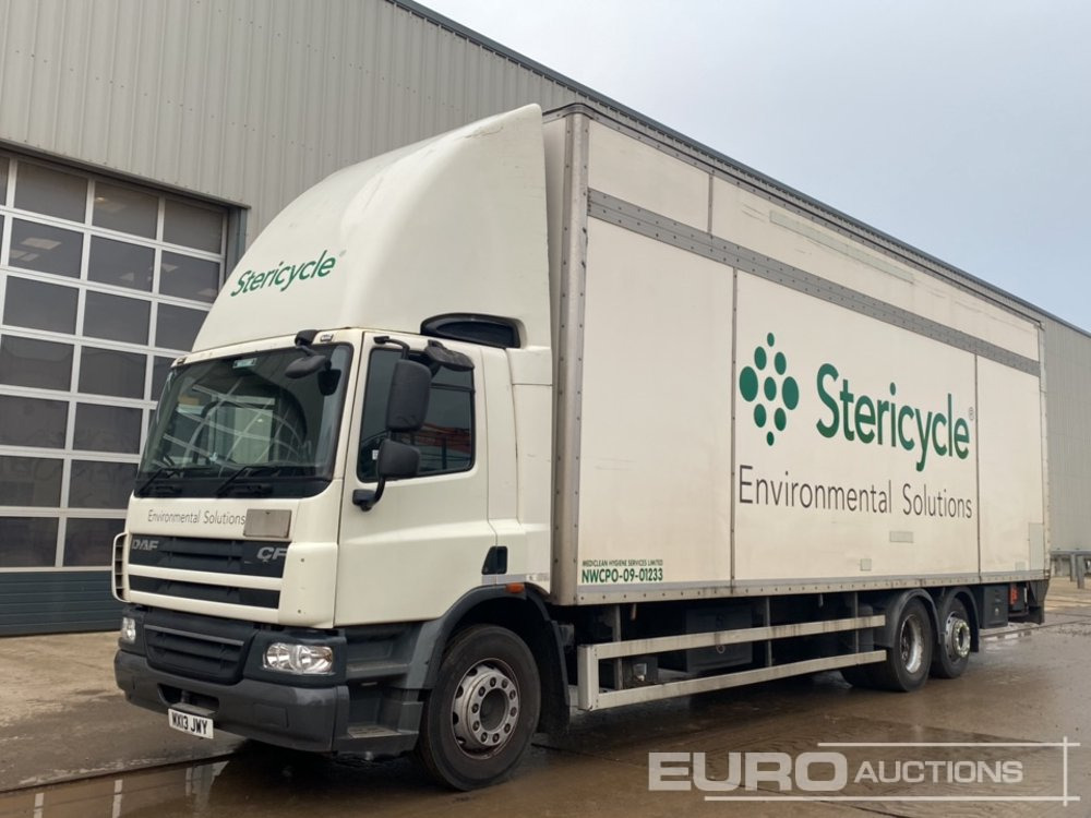 2013 DAF CF - Lastbil med skåp: bild 1 2013 DAF CF - Lastbil med skåp: bild 1