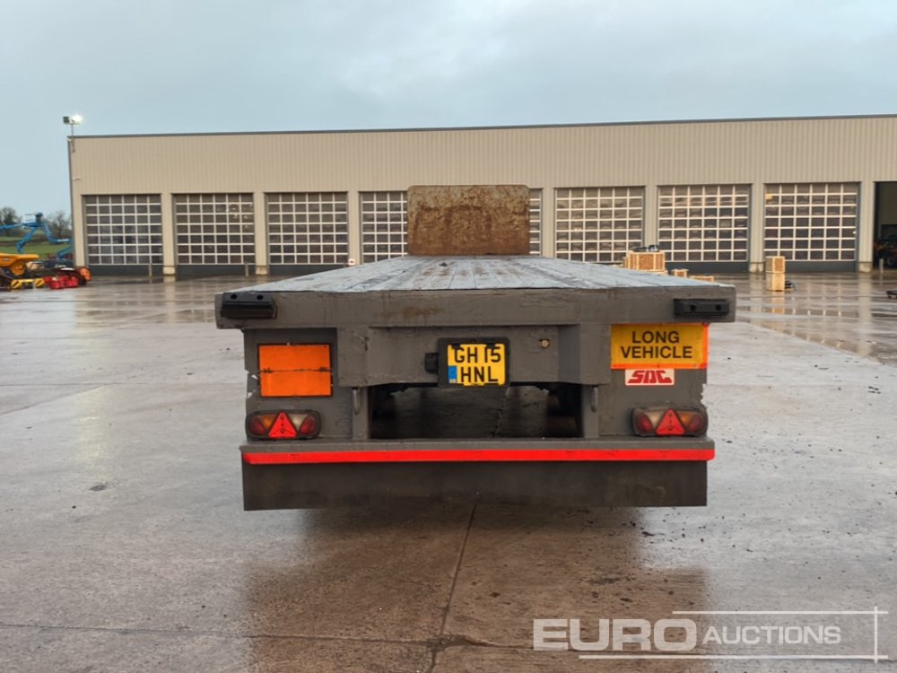 2013 SDC 45' Tri Axle Flat Trailer, Goal Post Sockets, Twist Locks, BPW Axles - Flaktrailer: bild 4 2013 SDC 45' Tri Axle Flat Trailer, Goal Post Sockets, Twist Locks, BPW Axles - Flaktrailer: bild 4