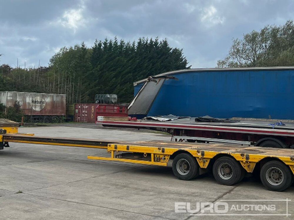 2014 Faymonville 75 Ton 4 Axle Extendable Step Frame Low Loader Trailer, Hydraulic Powered Out Flip Toe Ramps Alloy Neck Ramps, Rear Steering Axles, Sliding Bolster, Alloy insert Ramps - Låg lastare semitrailer: bild 1 2014 Faymonville 75 Ton 4 Axle Extendable Step Frame Low Loader Trailer, Hydraulic Powered Out Flip Toe Ramps Alloy Neck Ramps, Rear Steering Axles, Sliding Bolster, Alloy insert Ramps - Låg lastare semitrailer: bild 1