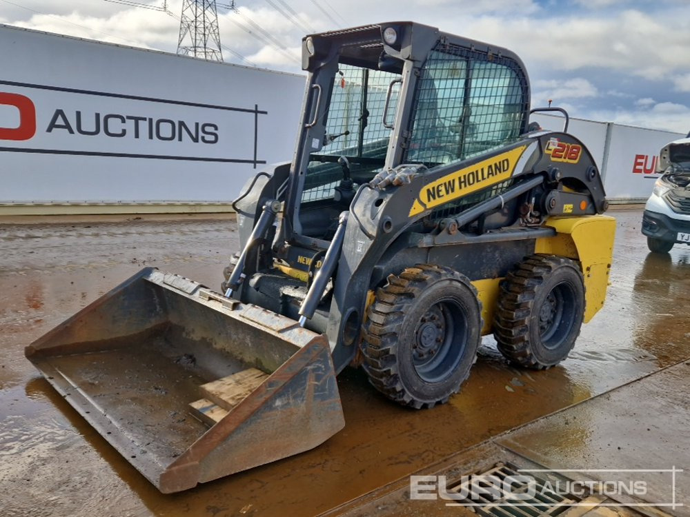 2014 New Holland L218 - Kompaktlastare/ Slirstyrda lastare: bild 1 2014 New Holland L218 - Kompaktlastare/ Slirstyrda lastare: bild 1