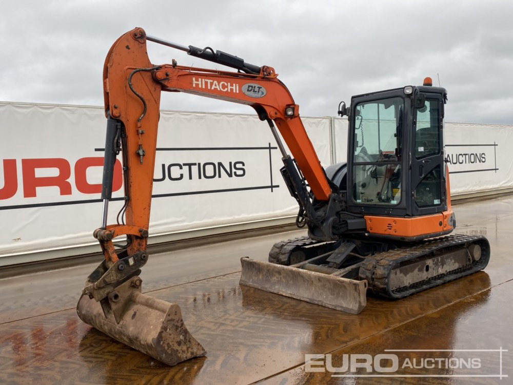 2016 Hitachi ZX55U-5A CLR - Minigrävmaskin: bild 1 2016 Hitachi ZX55U-5A CLR - Minigrävmaskin: bild 1