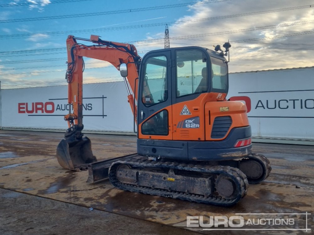 2017 Doosan DX62R-3 - Minigrävmaskin: bild 3 2017 Doosan DX62R-3 - Minigrävmaskin: bild 3