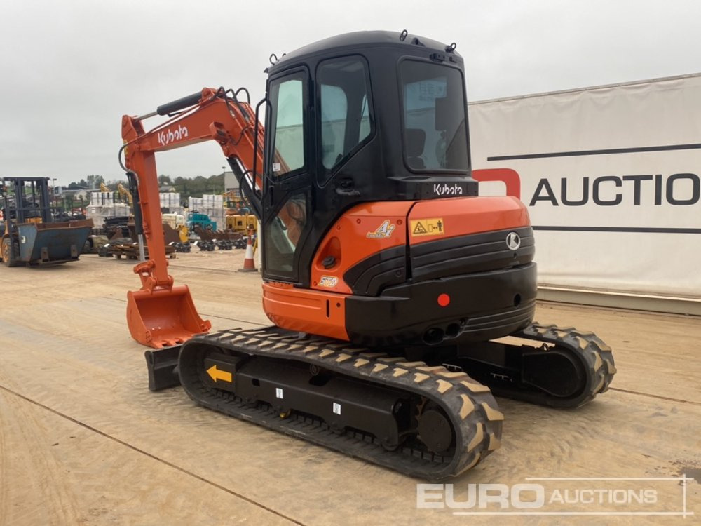 2017 Kubota U55-4 - Minigrävmaskin: bild 3 2017 Kubota U55-4 - Minigrävmaskin: bild 3