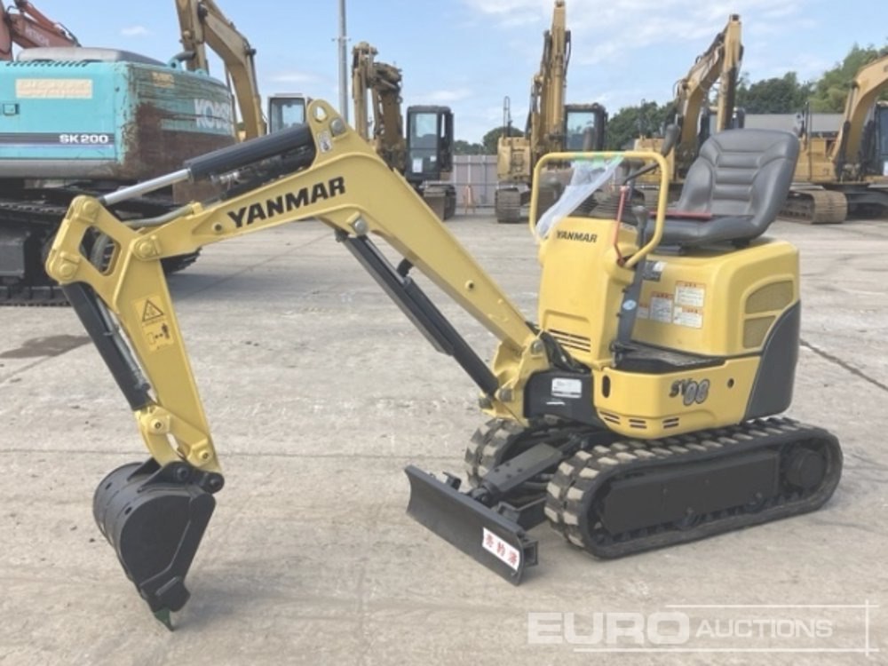 2017 Yanmar SV08-1A - Minigrävmaskin: bild 1 2017 Yanmar SV08-1A - Minigrävmaskin: bild 1