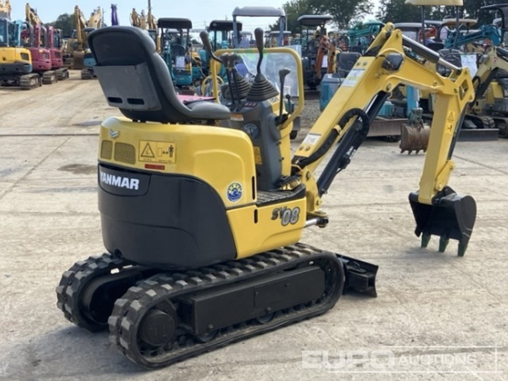 2017 Yanmar SV08-1A - Minigrävmaskin: bild 3 2017 Yanmar SV08-1A - Minigrävmaskin: bild 3