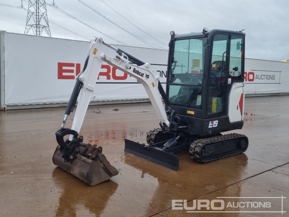 2018 Bobcat E19 - Minigrävmaskin: bild 1 2018 Bobcat E19 - Minigrävmaskin: bild 1