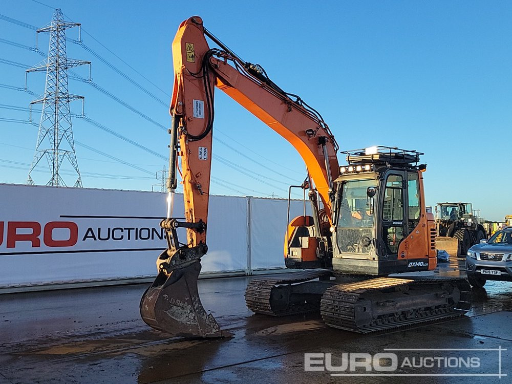 2018 Doosan DX140LC-5 - Bandgrävare: bild 1 2018 Doosan DX140LC-5 - Bandgrävare: bild 1