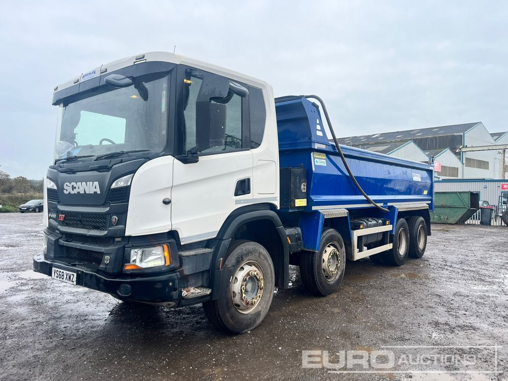 2018 Scania P410XT - Tippbil lastbil: bild 1 2018 Scania P410XT - Tippbil lastbil: bild 1