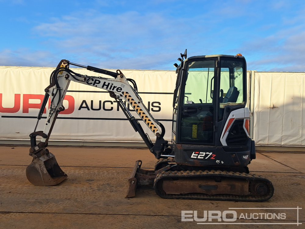 2019 Bobcat E27Z - Minigrävmaskin: bild 2 2019 Bobcat E27Z - Minigrävmaskin: bild 2