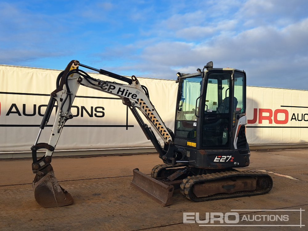 2019 Bobcat E27Z - Minigrävmaskin: bild 1 2019 Bobcat E27Z - Minigrävmaskin: bild 1
