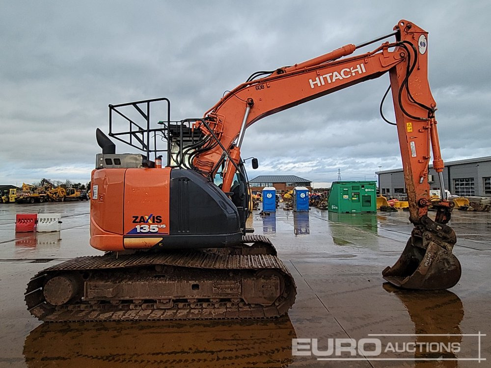 Bandgrävare 2019 Hitachi ZX135US-6: bild 6