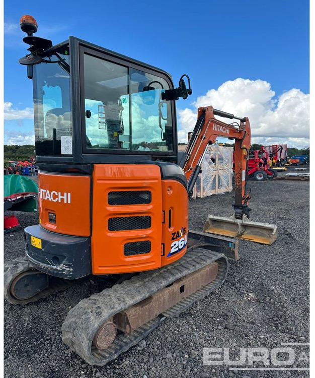 2019 Hitachi ZX26U - Minigrävmaskin: bild 3 2019 Hitachi ZX26U - Minigrävmaskin: bild 3