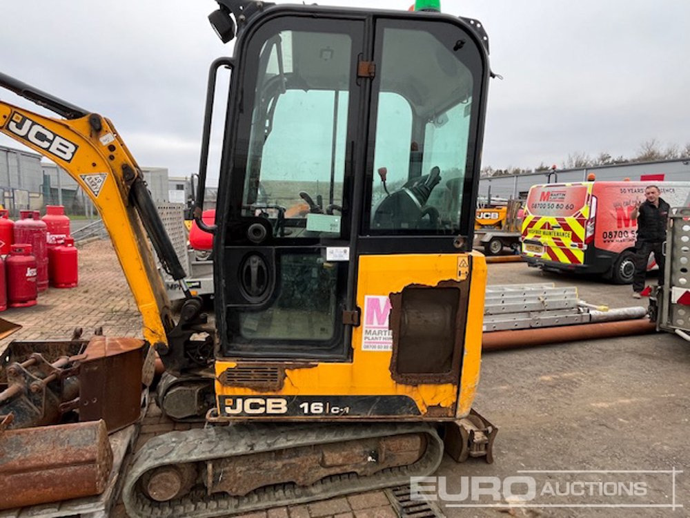 2019 JCB 16C-1 - Minigrävmaskin: bild 2 2019 JCB 16C-1 - Minigrävmaskin: bild 2