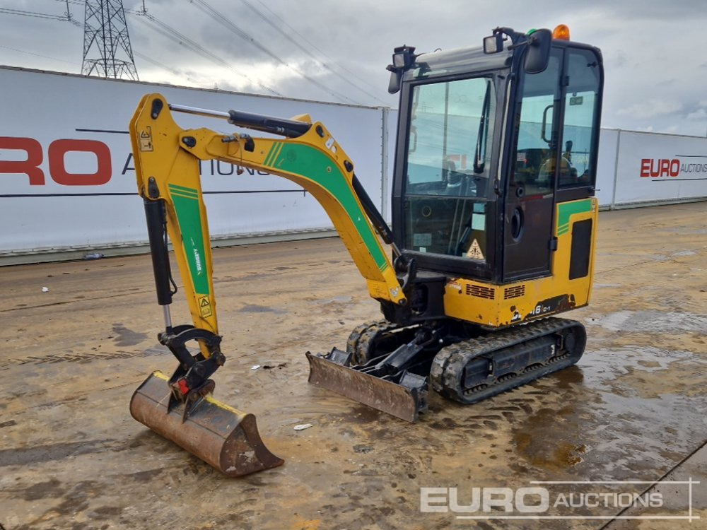 2019 JCB 16C-1 T3 - Minigrävmaskin: bild 1 2019 JCB 16C-1 T3 - Minigrävmaskin: bild 1