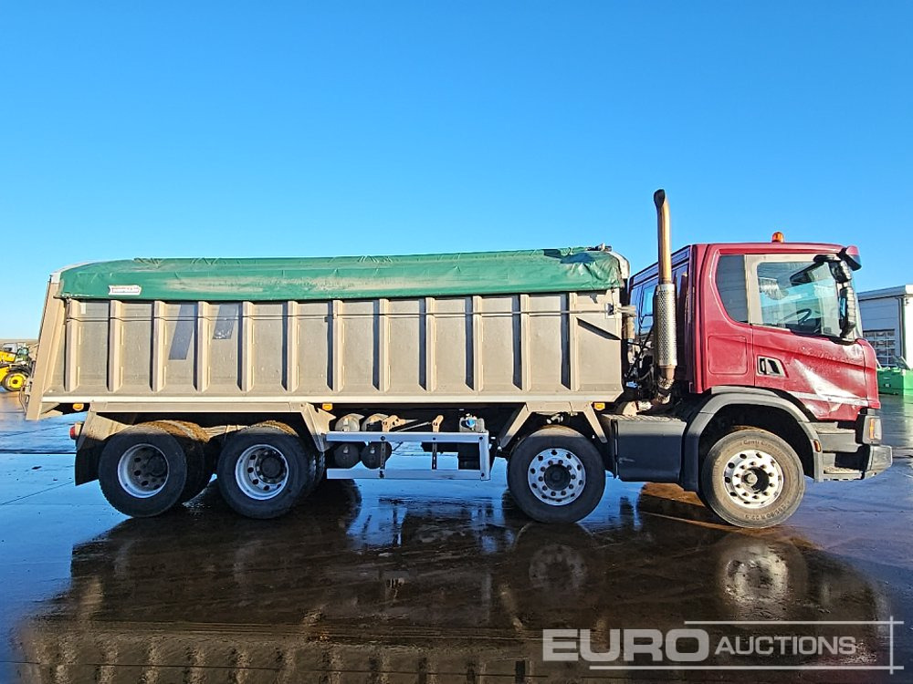 Tippbil lastbil 2019 Scania P410XT: bild 6