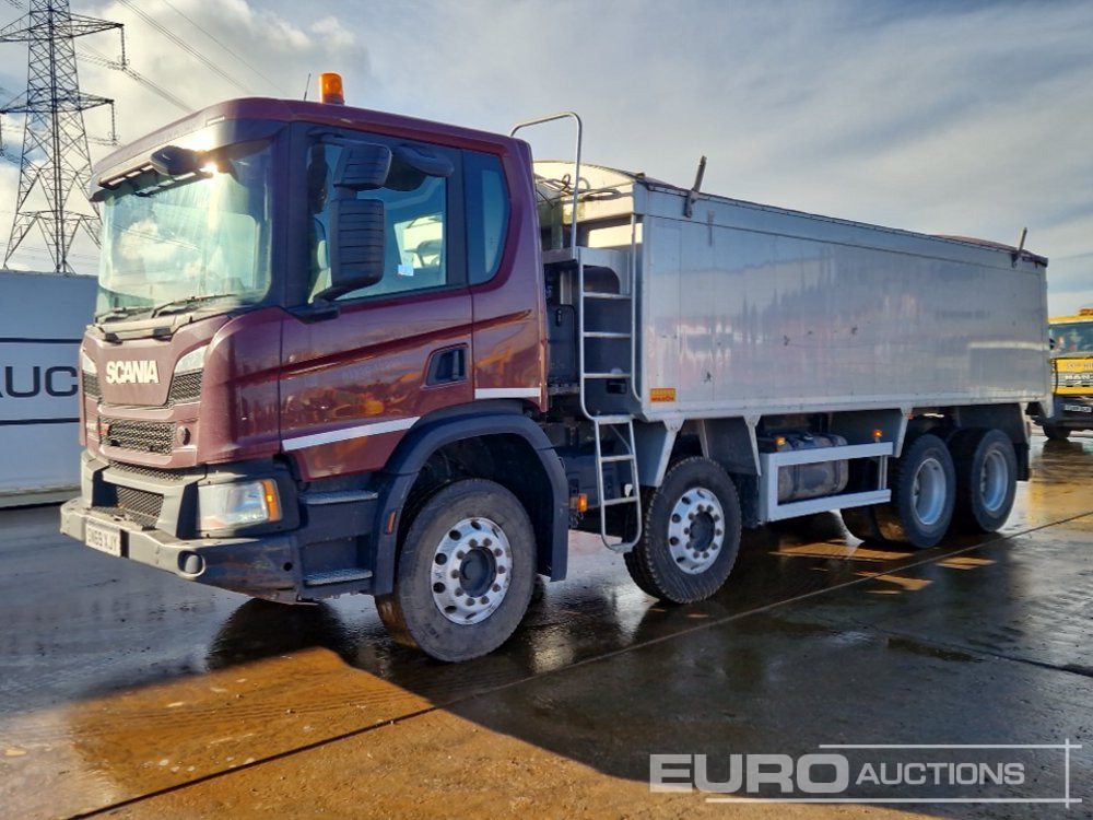 2019 Scania P410XT - Tippbil lastbil: bild 1 2019 Scania P410XT - Tippbil lastbil: bild 1