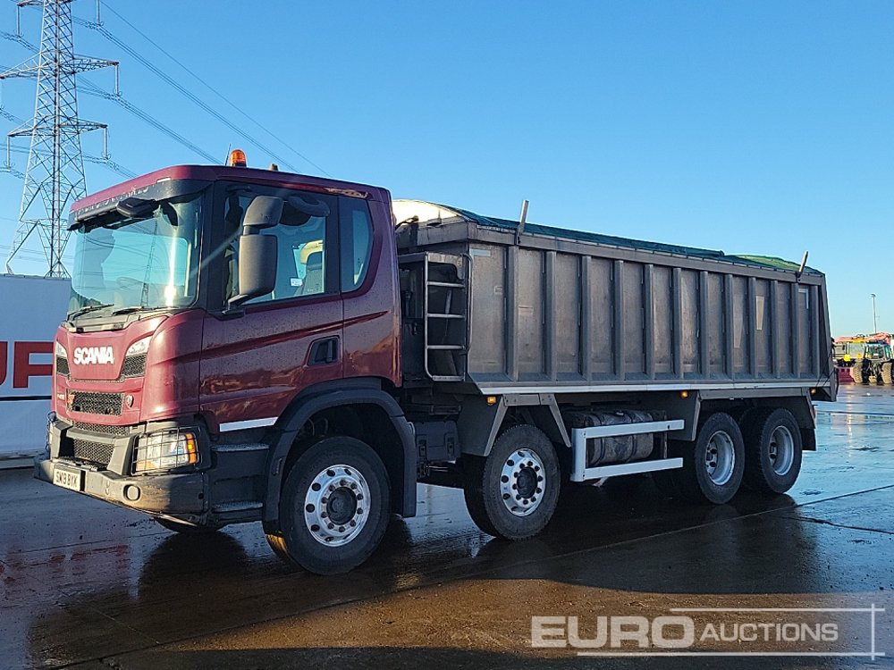 2019 Scania P410XT - Tippbil lastbil: bild 1 2019 Scania P410XT - Tippbil lastbil: bild 1