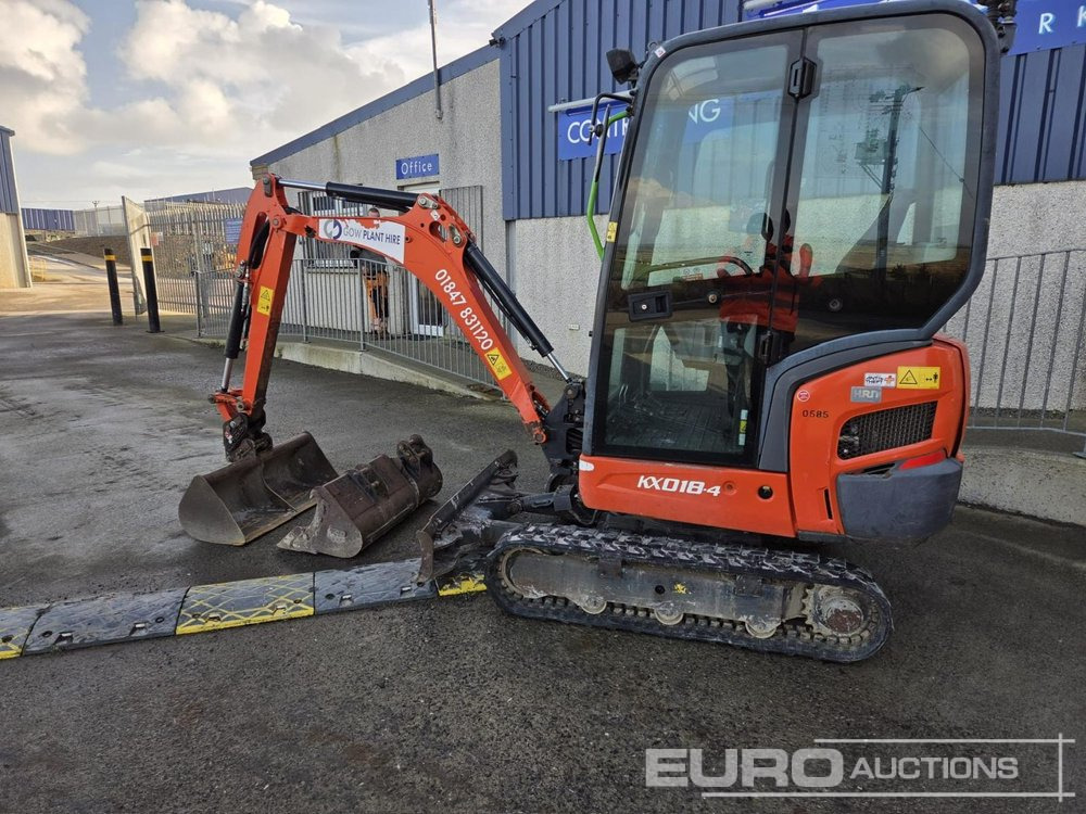 2021 Kubota KX018-4 - Minigrävmaskin: bild 1 2021 Kubota KX018-4 - Minigrävmaskin: bild 1