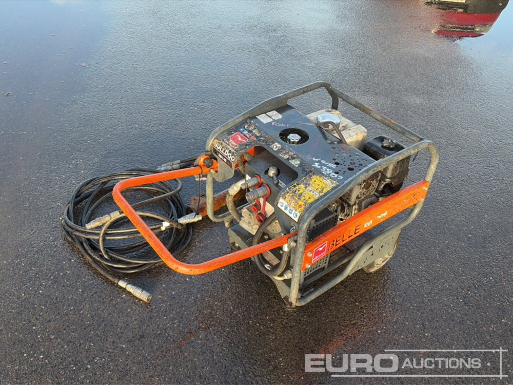 Belle Bulldog Petrol Hydraulic Power Pack, Honda Engine, Hose, Breaker - Asfaltmaskin: bild 5 Belle Bulldog Petrol Hydraulic Power Pack, Honda Engine, Hose, Breaker - Asfaltmaskin: bild 5