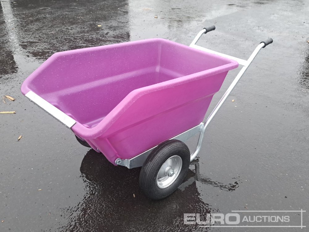 Unused Twin Wheel Tipping Wheelbarrow - Lantbruksmaskiner: bild 1 Unused Twin Wheel Tipping Wheelbarrow - Lantbruksmaskiner: bild 1