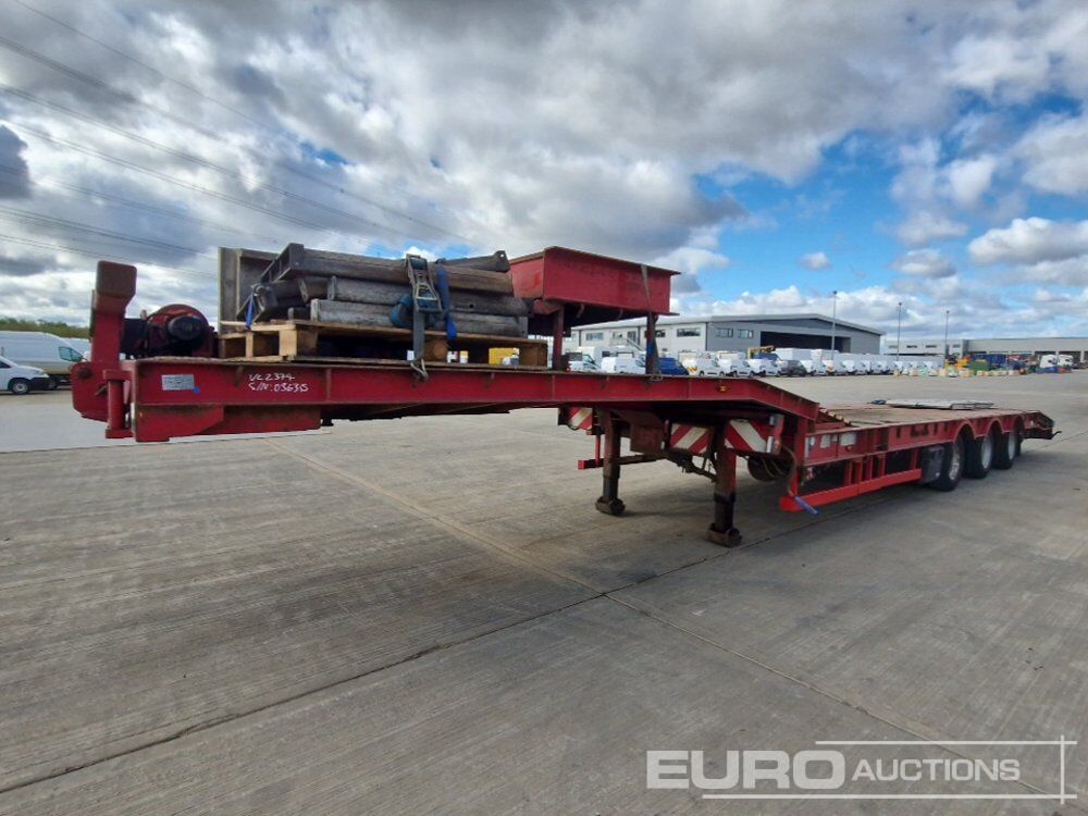 M&G Trailers Ltd, Step Frame Low Loader Tri Axle Rear Steering, 3m Extendable C/w Out Riggers & Alloy Ramps - Låg lastare trailer: bild 1 M&G Trailers Ltd, Step Frame Low Loader Tri Axle Rear Steering, 3m Extendable C/w Out Riggers & Alloy Ramps - Låg lastare trailer: bild 1