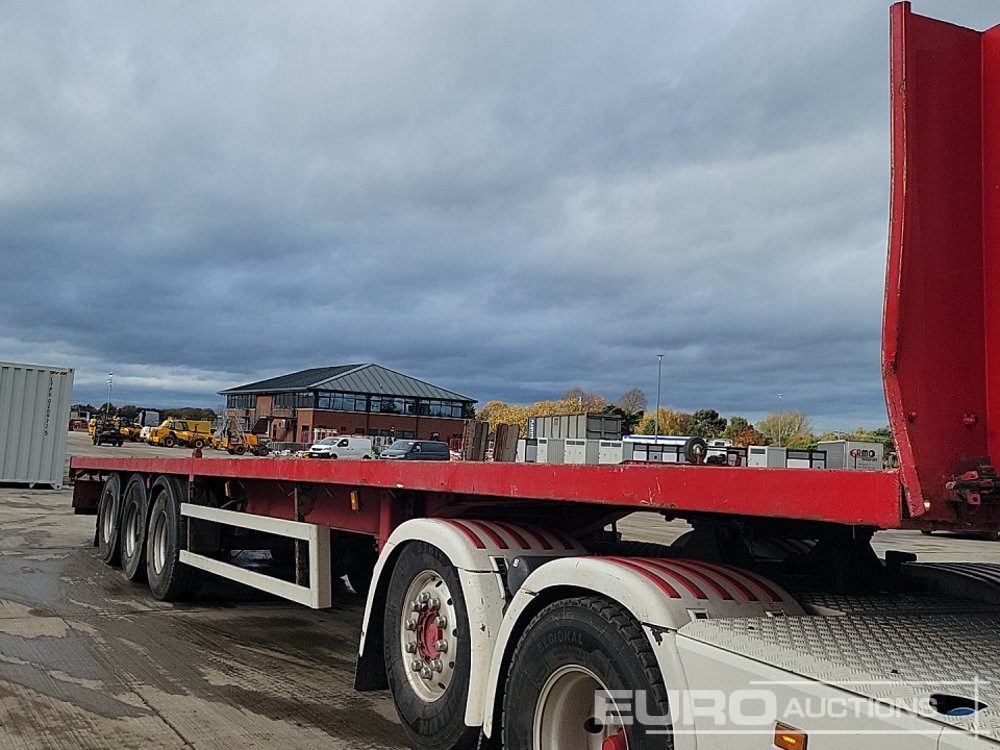 Flaktrailer Montracon Tri Axle Flat Bed Trailer: bild 26 Flaktrailer Montracon Tri Axle Flat Bed Trailer: bild 26
