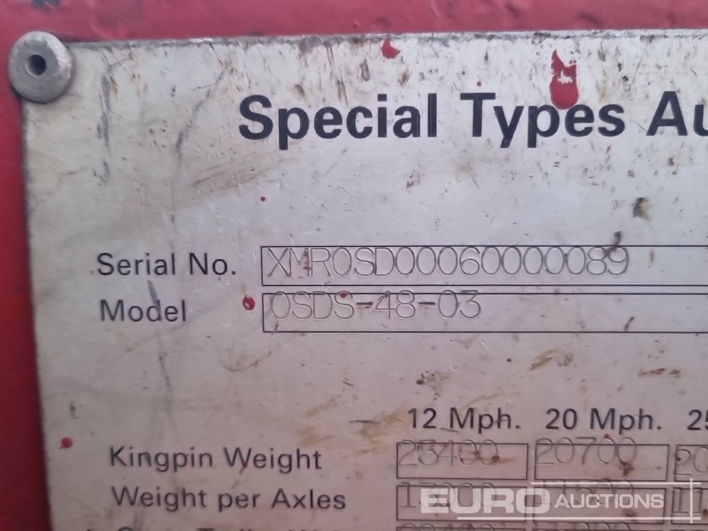 Låg lastare semitrailer Nooteboom 0SD4803: bild 39