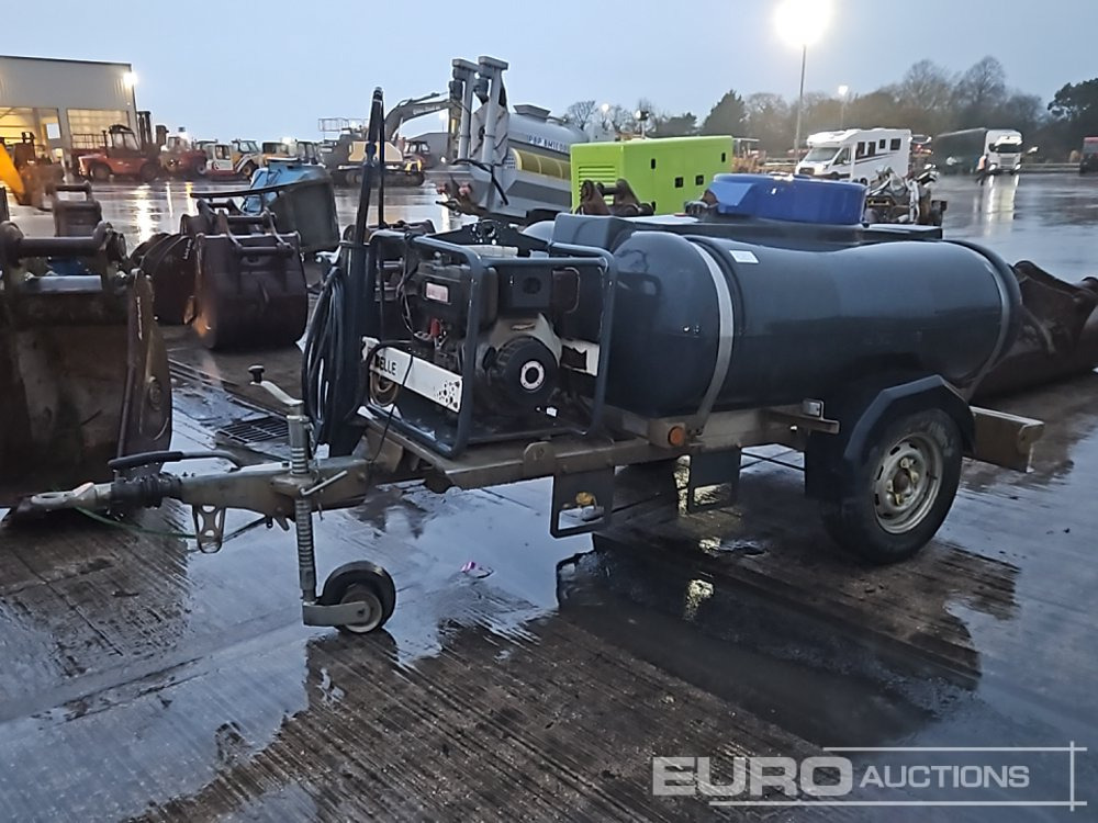 Trailer Engineering Single Axle Plastic Water Bowser, Belle Pressure Washer, Yanmar Engine - Högtryckstvätt: bild 1 Trailer Engineering Single Axle Plastic Water Bowser, Belle Pressure Washer, Yanmar Engine - Högtryckstvätt: bild 1