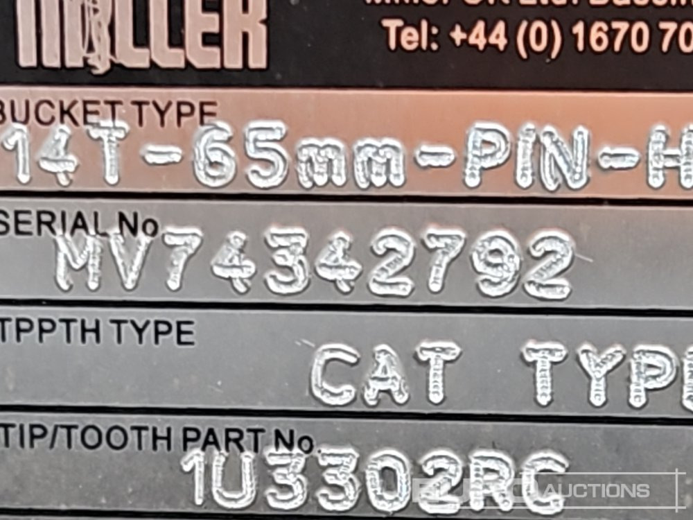 Ny Skopa Unused 2024 Miller 24" Digging 65mm Pin to suit 13 Ton Excavator: bild 14 Ny Skopa Unused 2024 Miller 24" Digging 65mm Pin to suit 13 Ton Excavator: bild 14