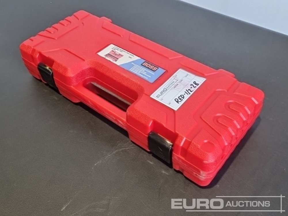 Unused 2025 Boss 1/2" 28pc Pneumatic Short Sleeve Socket Set, 3" Connecting Rod, 5" Connecting Rod Universal Joint, 10" Sliding Rod, 10" Bending Rod Adapter 3/4"-1/2" - Garage & Verkstadsutrustning: bild 3 Unused 2025 Boss 1/2" 28pc Pneumatic Short Sleeve Socket Set, 3" Connecting Rod, 5" Connecting Rod Universal Joint, 10" Sliding Rod, 10" Bending Rod Adapter 3/4"-1/2" - Garage & Verkstadsutrustning: bild 3