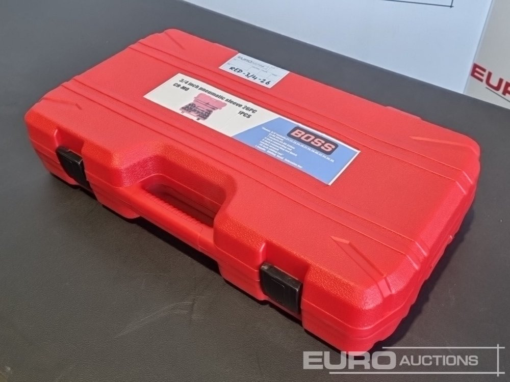 Unused 2025 Boss 3/4" 26pc Heavy Duty Pneumatic Socket Set, 4" Connecting Rod, 8" Connecting Rod Quick Ratchet Wrench, 20" Sliding Road, L Handle Sliding Head Extension Bar - Garage & Verkstadsutrustning: bild 3 Unused 2025 Boss 3/4" 26pc Heavy Duty Pneumatic Socket Set, 4" Connecting Rod, 8" Connecting Rod Quick Ratchet Wrench, 20" Sliding Road, L Handle Sliding Head Extension Bar - Garage & Verkstadsutrustning: bild 3